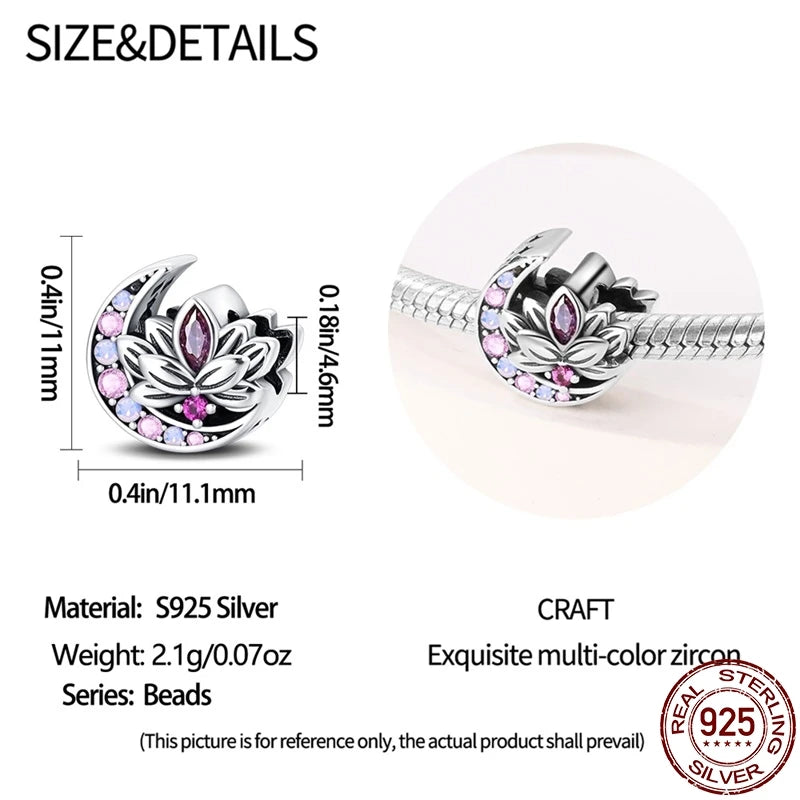 Berloque de Prata 925 com Zircônia - Berloque Compatível com Pulseira