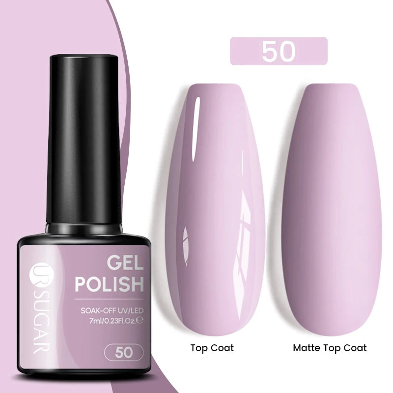 Dark Red Gel Nail Polish – Soak-Off LED/UV Gel Varnish for Salon & Home Use