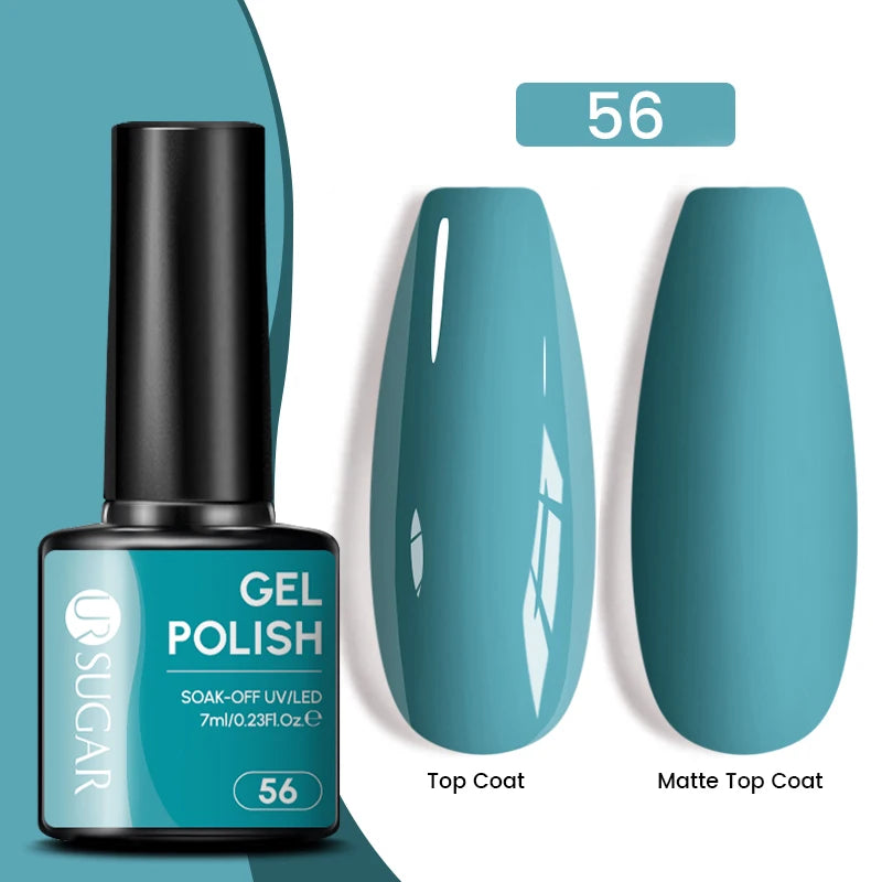 Glitter Gel Nail Polish – Semi-Permanent UV LED Gel with Sparkling Shimmer Finish