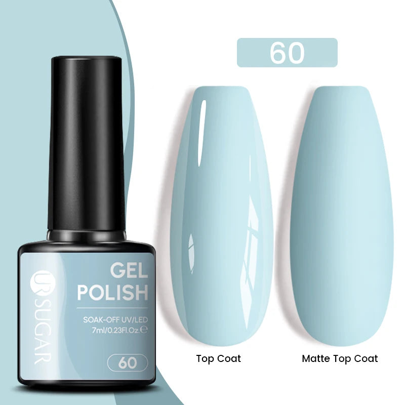 Glitter Gel Nail Polish – Semi-Permanent UV LED Gel with Sparkling Shimmer Finish