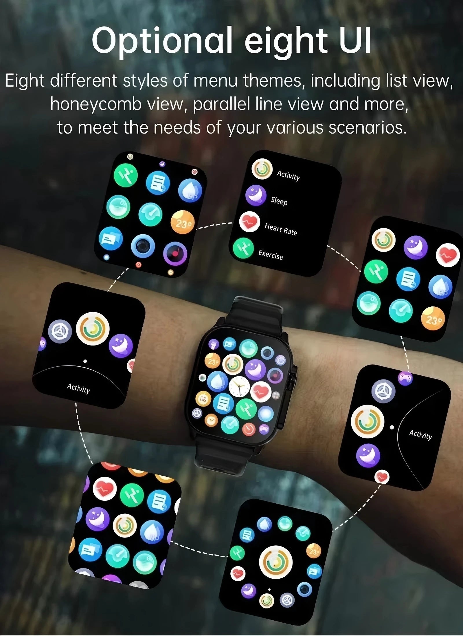 T900 Ultra 2 Smart Watch – 49mm AMOLED, Bluetooth Calls, NFC, IP65 Waterproof