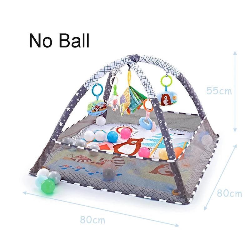 Educational Fitness Frame for Children – Play Mat & Crawling Activity Rug
