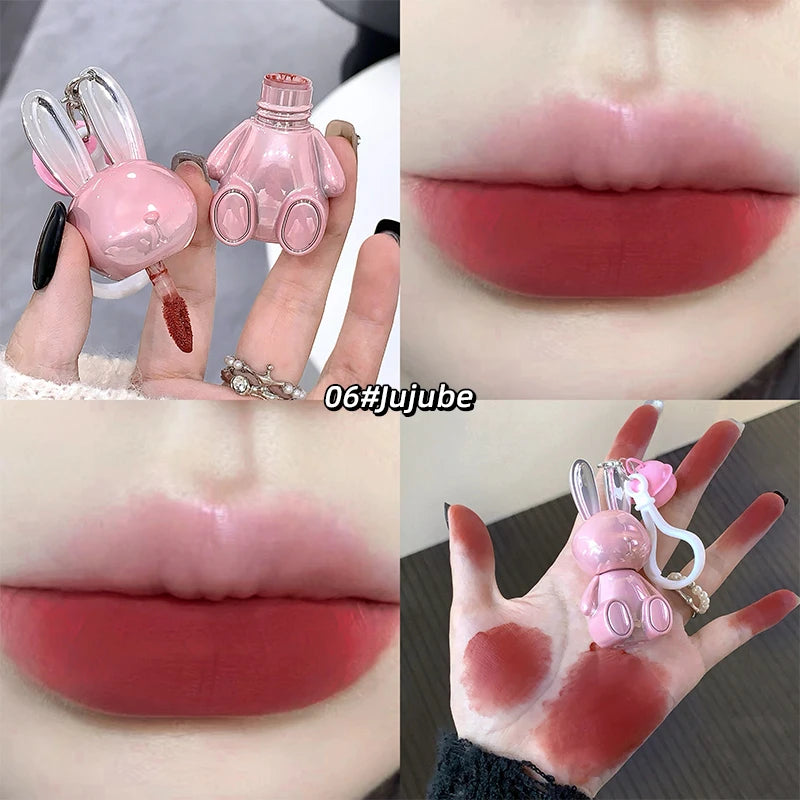 Batom líquido matte aveludado Gege Bear Pink Rabbit