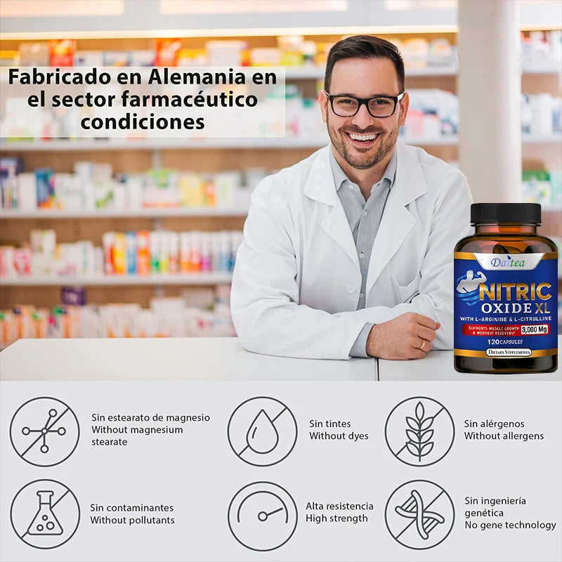Nitric Oxide Supplement for Strength, Fitness & Muscle Growth