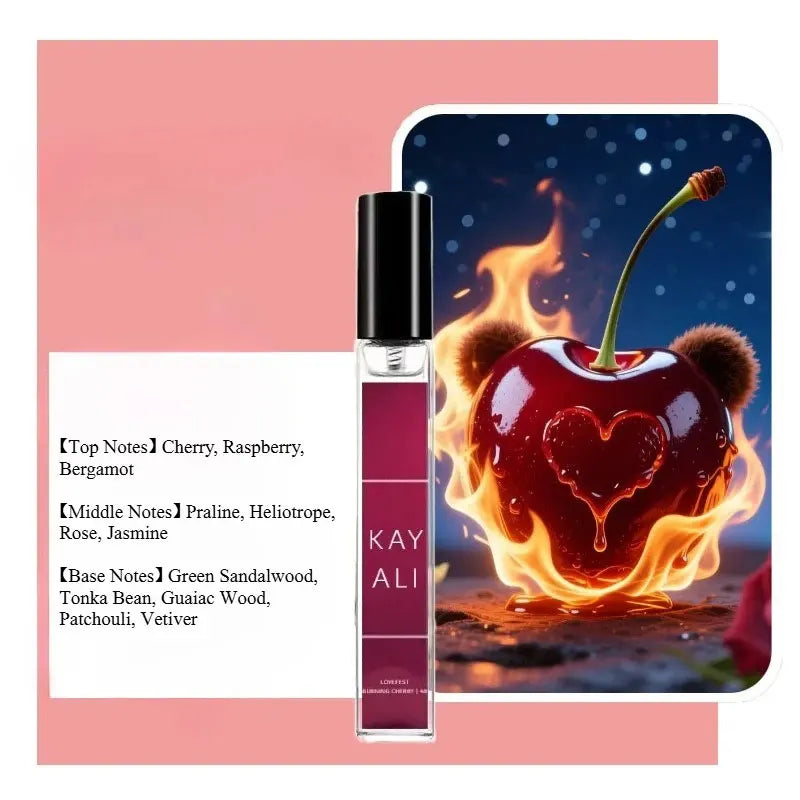 Perfume Feminino Floral Frutado Doce Elegante - Eau de Parfum Romântico com Base Amadeirada (10ml)