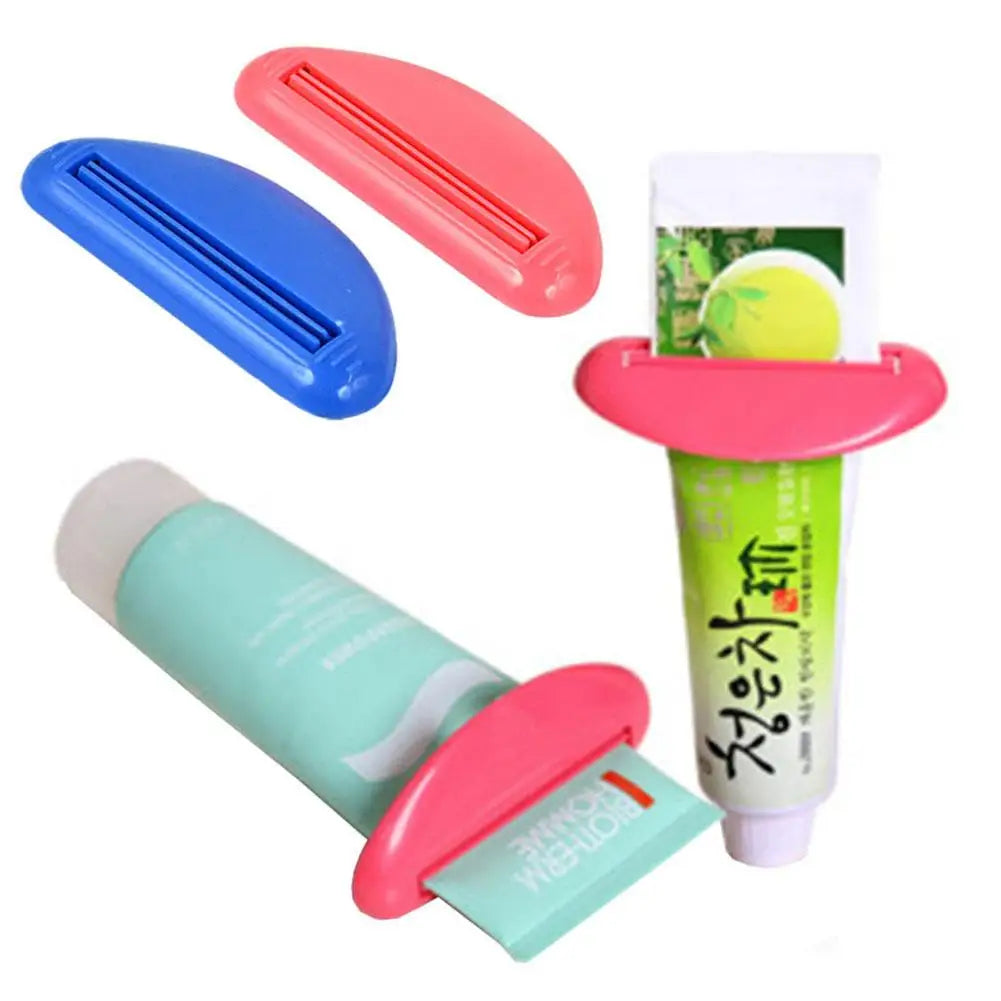 Espremedor manual de tubo de pasta de dente - Dispensador multiuso de creme e pasta de dente com clipe