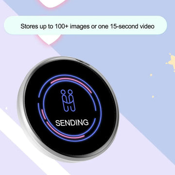 Smart Cyber Badge - 1.7" HD Touch Screen E-Badge for Anime & Custom Displays