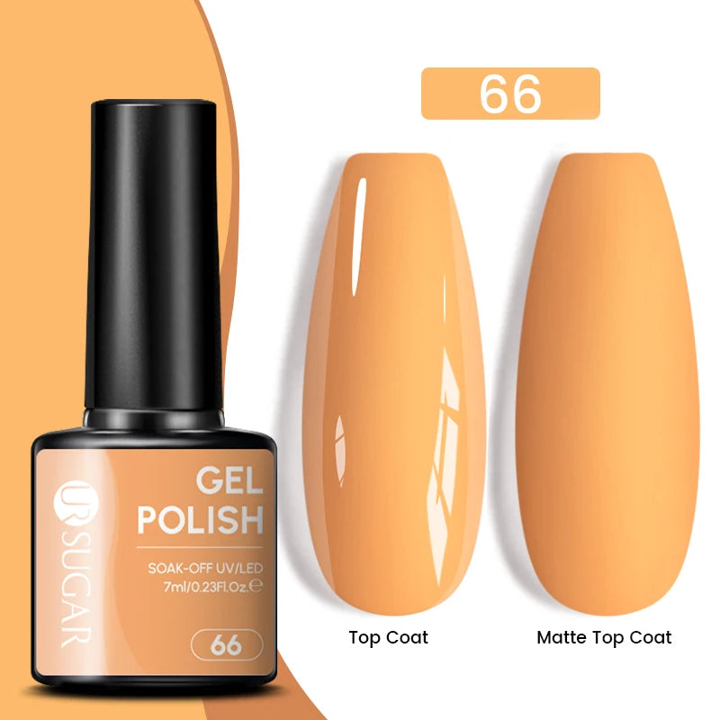 Glitter Gel Nail Polish – Semi-Permanent UV LED Gel with Sparkling Shimmer Finish