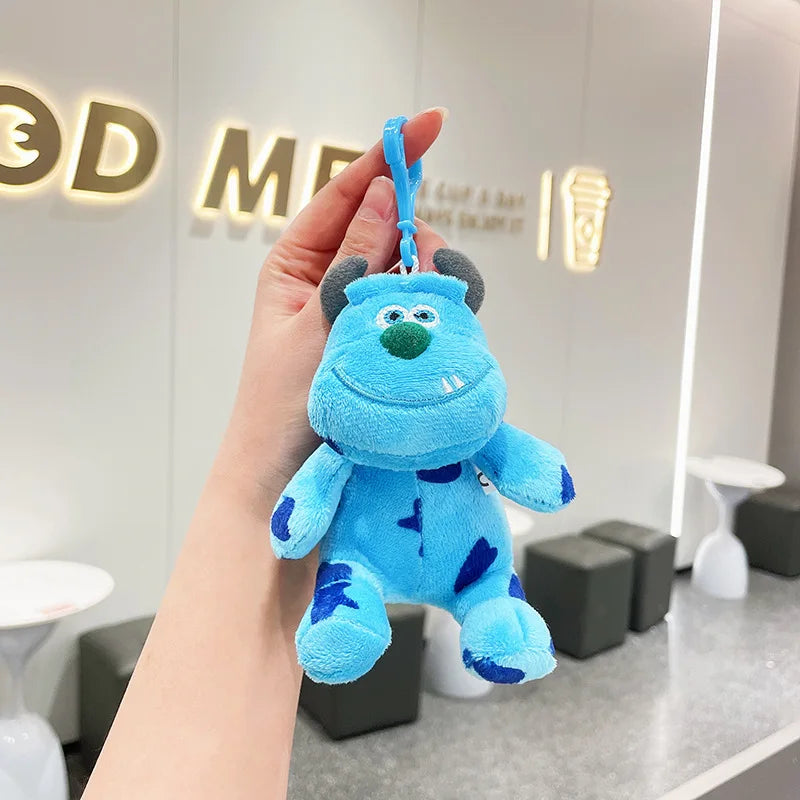 Chaveiro de pelúcia kawaii para carro, chaveiro automotivo, lindo chaveiro de desenho animado, chaveiro de pelúcia 3D, pingente de pelúcia para bolsa