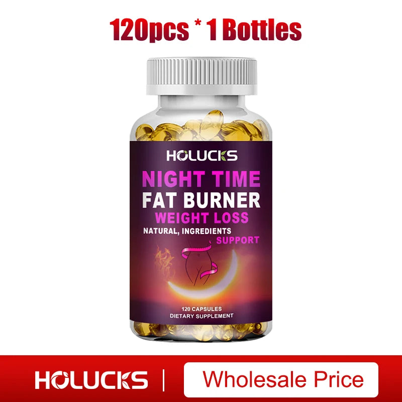Queimador de Gordura Noturno - Cápsulas Avançadas para Sono e Perda de Peso com Feijão Branco e Garcinia Cambogia