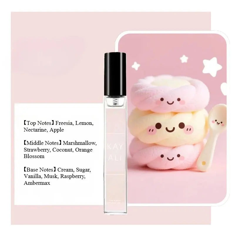 Perfume Feminino Floral Frutado Doce Elegante - Eau de Parfum Romântico com Base Amadeirada (10ml)