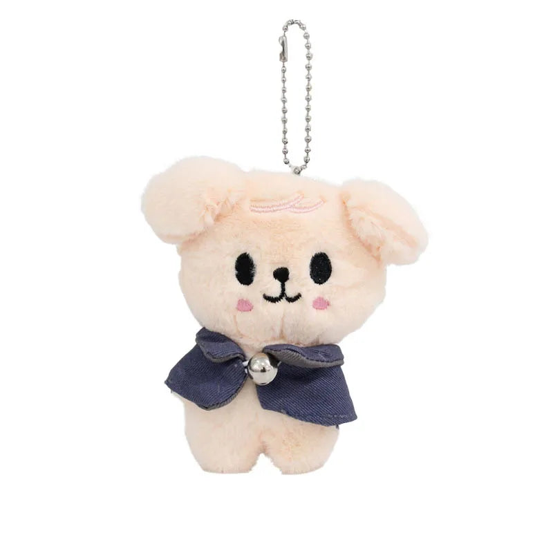 Novo chaveiro de pelúcia SKZOO, pingente de boneco, acessório para mochila, chaveiro de pelúcia com capa da Academia de Magia, brinquedo infantil, presente para fãs.