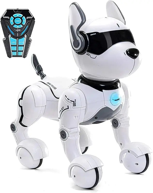 Robô Cachorro Inteligente - Brinquedo Interativo Programável de Controle Remoto