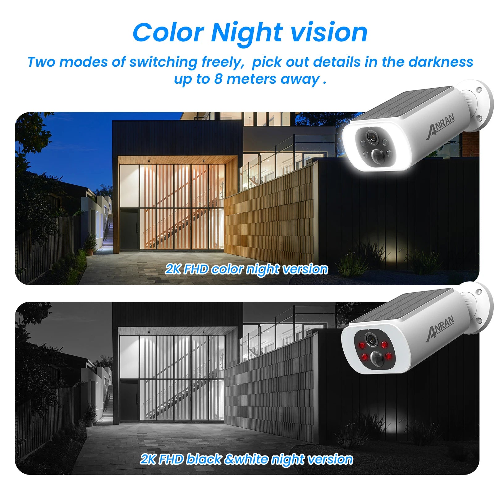 Solar Outdoor WiFi Security Camera – Battery Powered