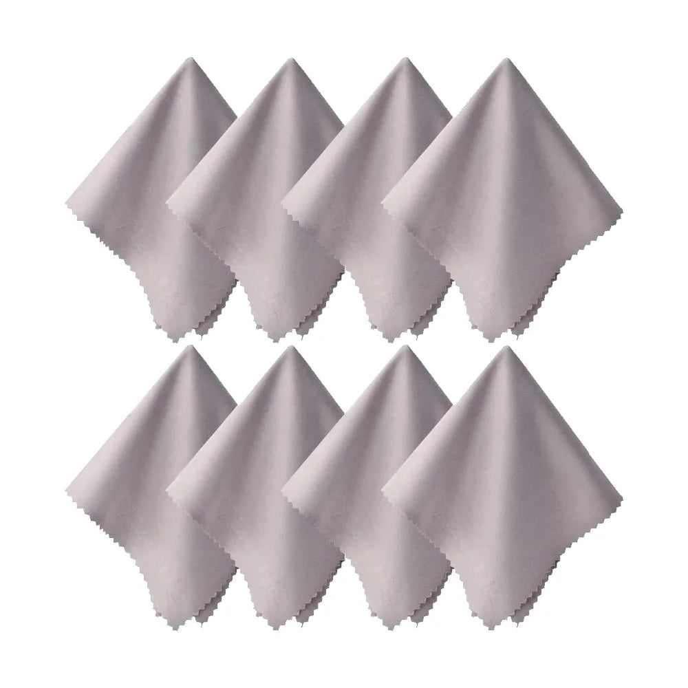 XizeHOM 8pcs Microfiber Glasses Cleaning Cloth – Lens & Phone Screen Wipes