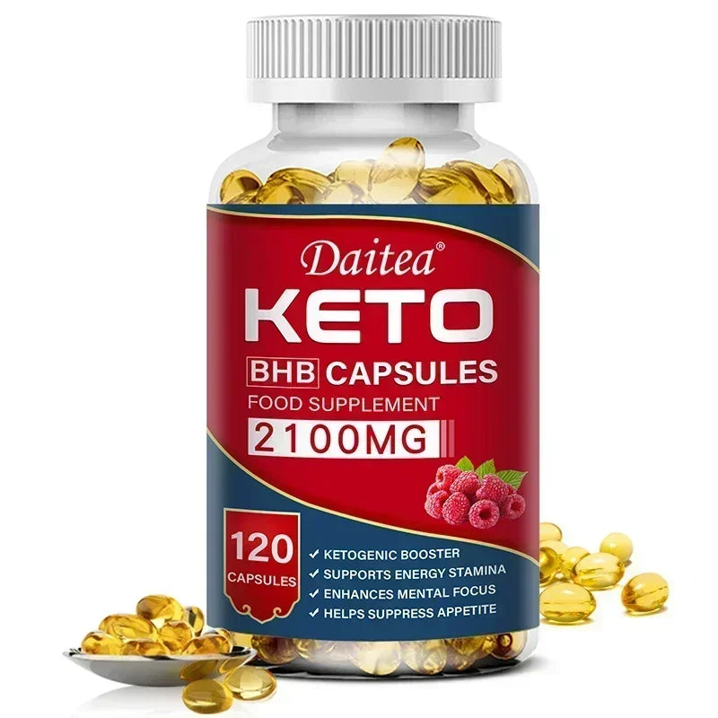 Keto BHB Capsules with Apple Cider Vinegar - Energy, Focus & Weight Management Support