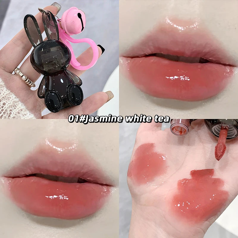 Batom líquido matte aveludado Gege Bear Pink Rabbit