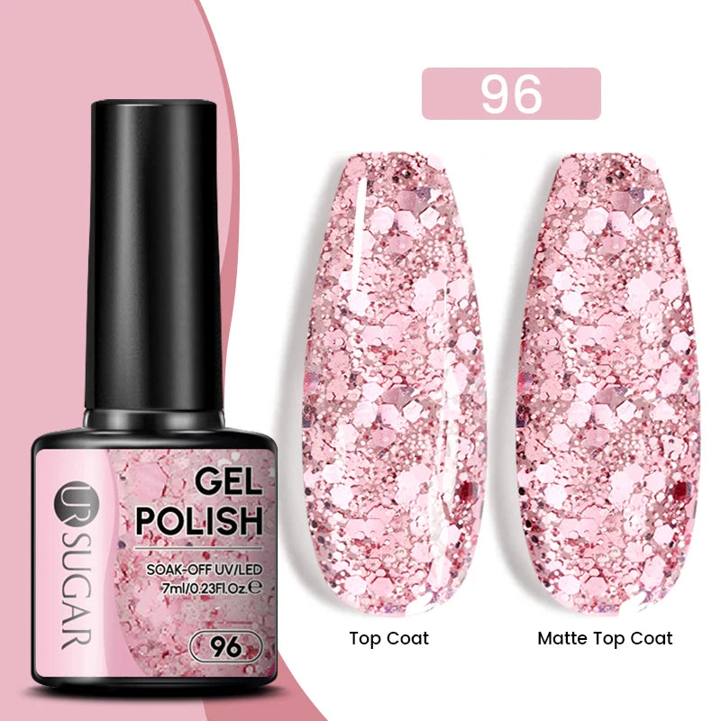 Dark Red Gel Nail Polish – Soak-Off LED/UV Gel Varnish for Salon & Home Use