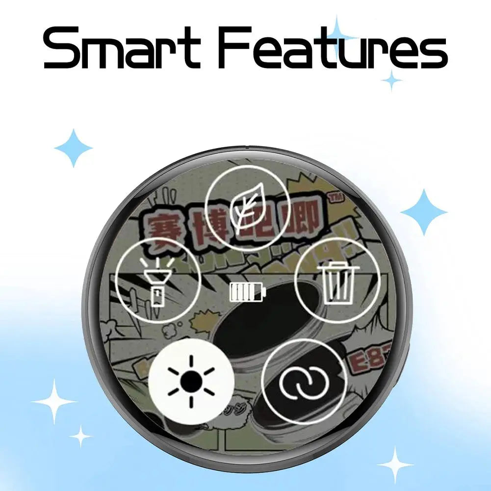 Anime E-Badge Display Pin Dynamic Electronic Badge Anime Merchandise Digital Display Badge Dynamic Gift For Otaku Fans Friends
