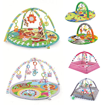 Educational Fitness Frame for Children – Play Mat & Crawling Activity Rug