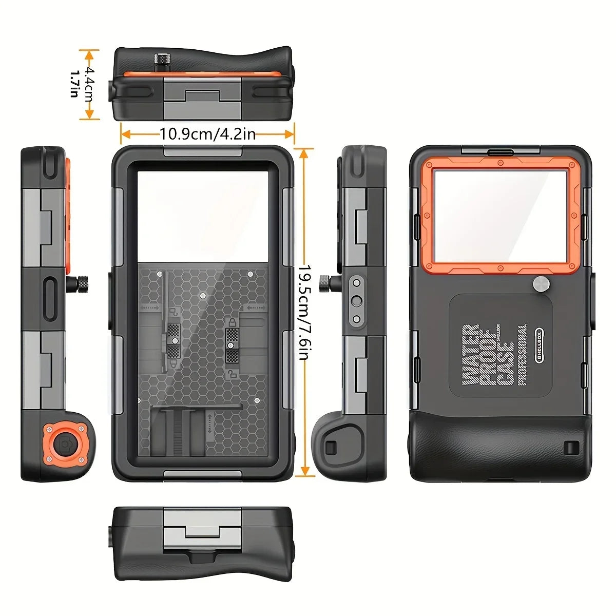 Waterproof Diving Phone Case with Lanyard – 15m / 50ft Underwater Protection