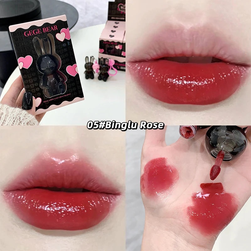 Batom líquido matte aveludado Gege Bear Pink Rabbit