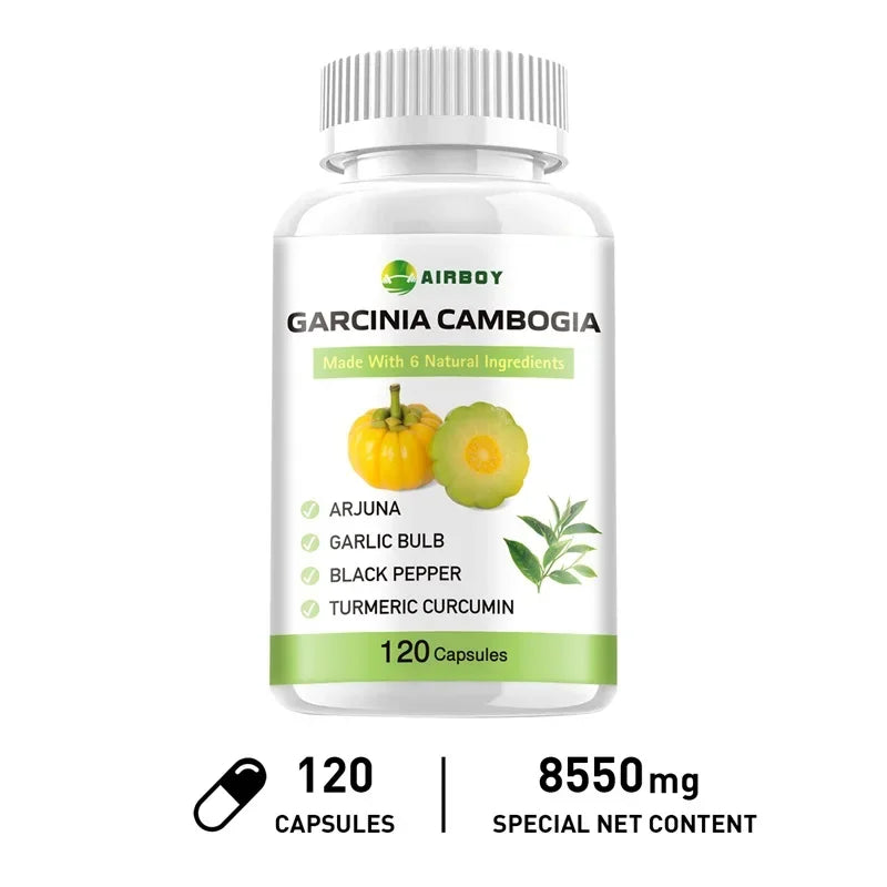 Cápsulas de Garcinia Cambogia – Queimador de Gordura Natural e Supressor de Apetite para Perda de Peso