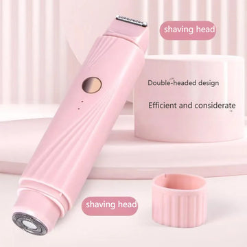 Removedor de pelos elétrico de corpo inteiro para mulheres - para biquíni, pernas, axilas e rosto