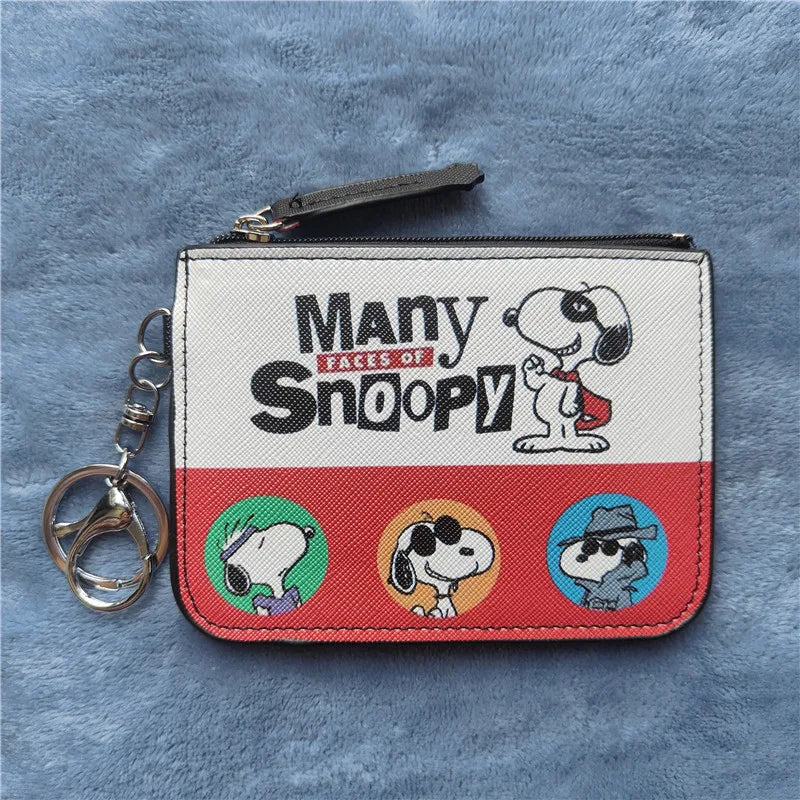 🐾 Snoopy Coin Purse – Cute Zipper Wallet for Kids, Teens & Adults