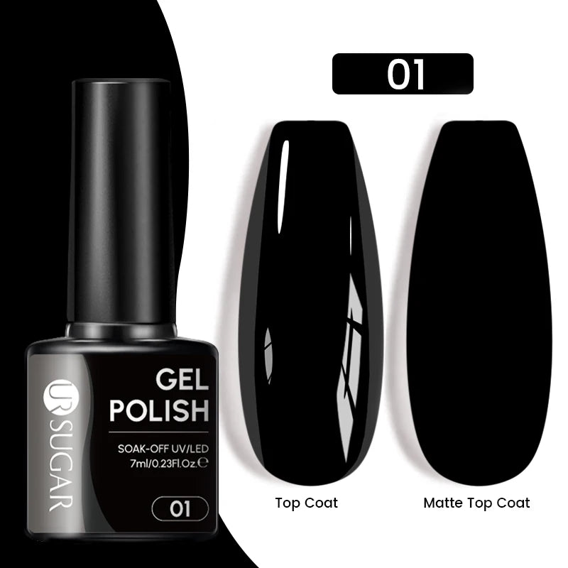 Dark Red Gel Nail Polish – Soak-Off LED/UV Gel Varnish for Salon & Home Use