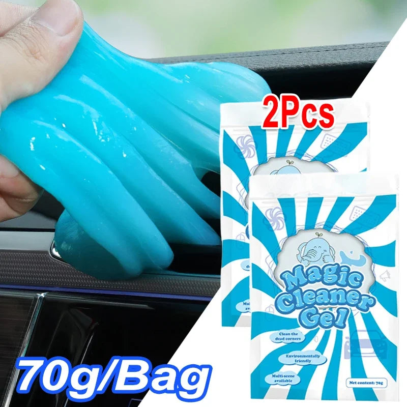 Car Cleaning Gel – Reusable Detailing Putty for Car Vents, Dashboard, Keyboard & Hard-to-Reach Spaces