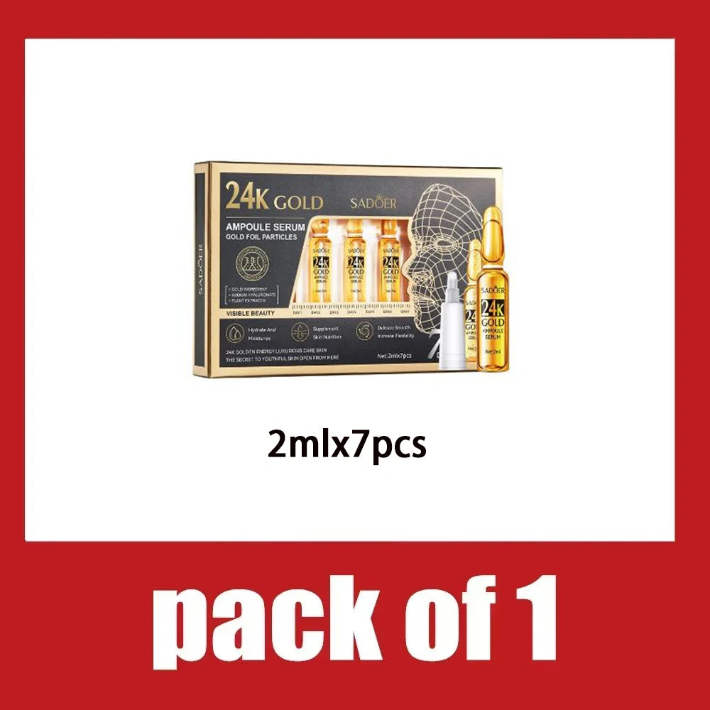 Thread Lifting Facial Essence – 24K Gold Glow & Hydration
