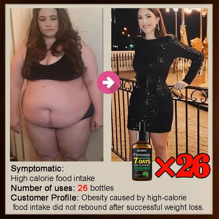 Natural Weight Loss Oil - Belly Fat Burning Cream with Green Tea & Grape Extract
