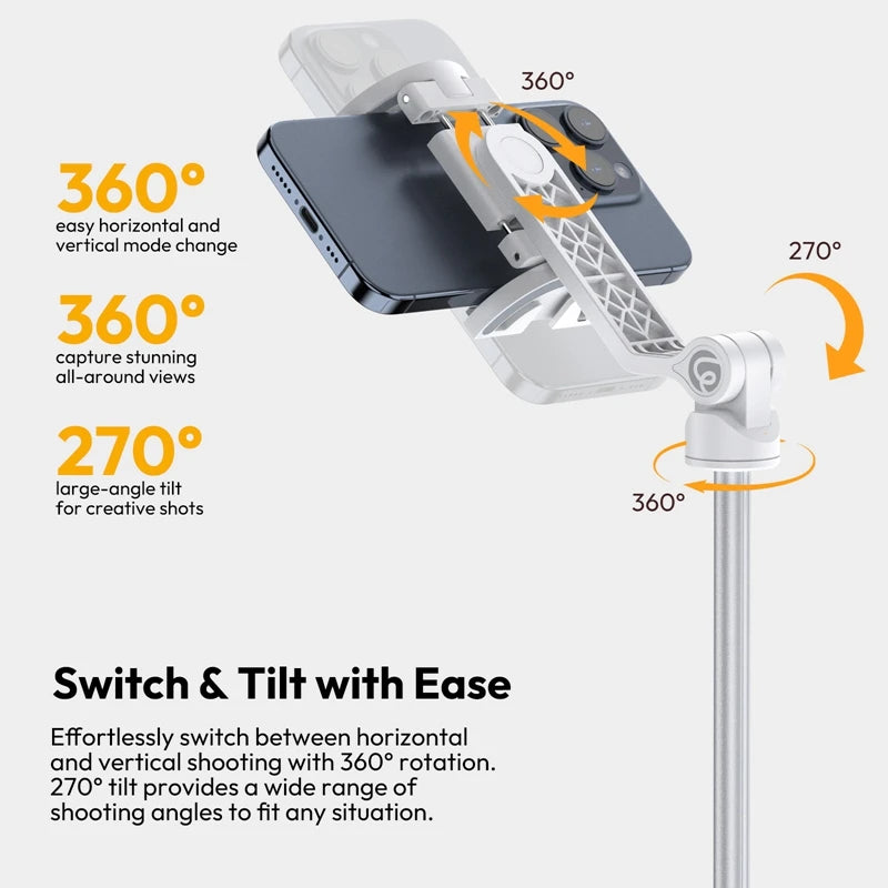 Overhead Selfie Stick Tripod – Phone Vlogging Stand