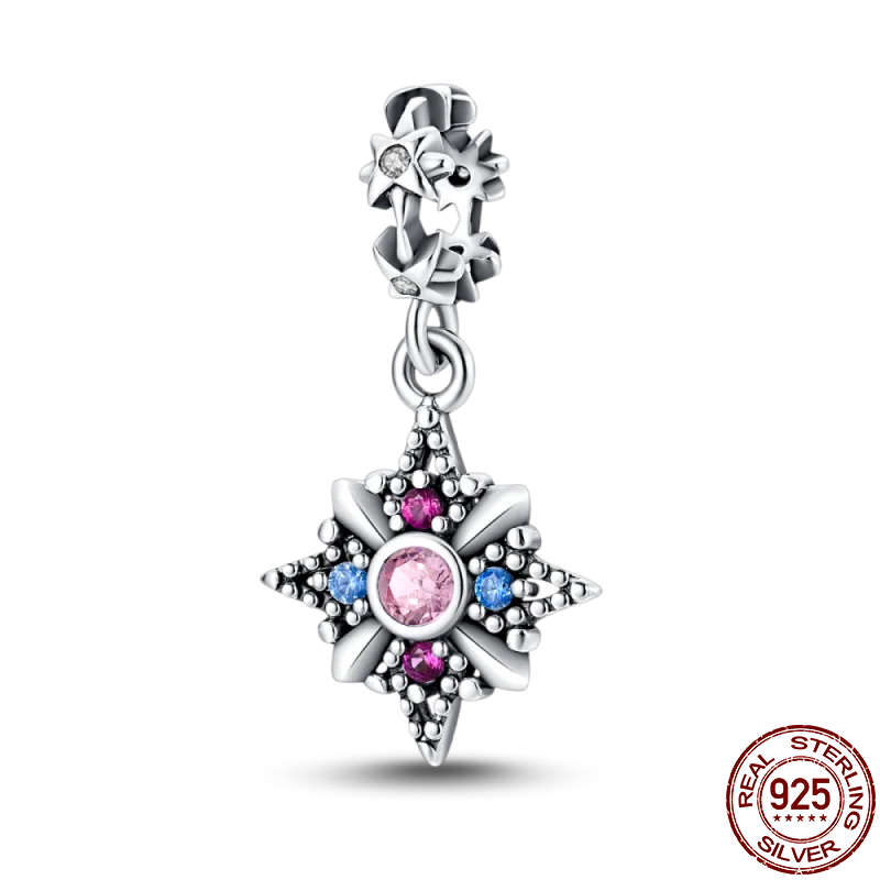 Berloque de Prata 925 com Zircônia - Berloque Compatível com Pulseira