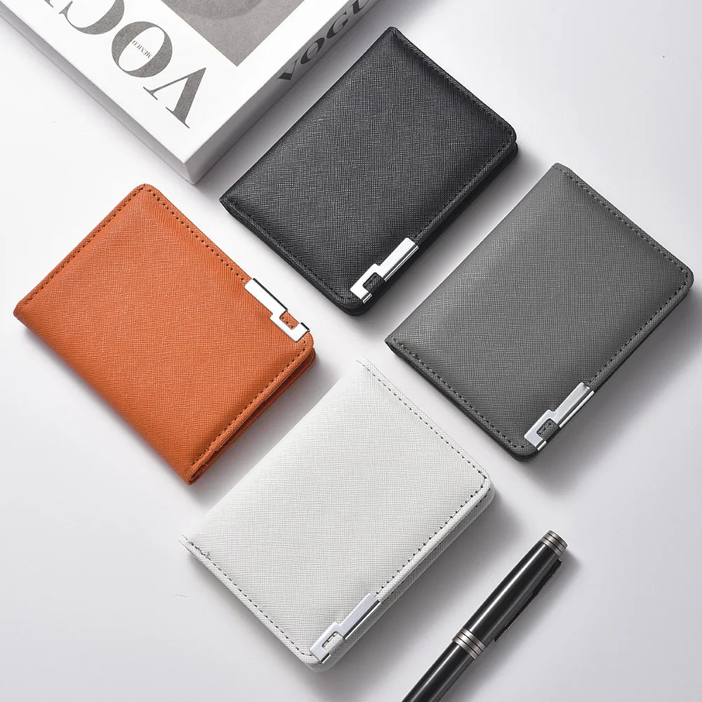 👜 Ultra-Thin Slim Wallet - Premium PU Leather Card Holder