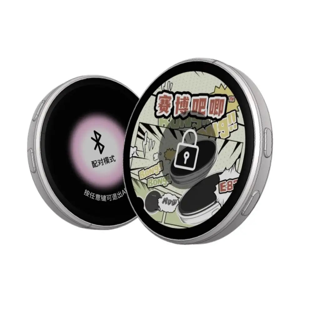 Anime E-Badge Display Pin Dynamic Electronic Badge Anime Merchandise Digital Display Badge Dynamic Gift For Otaku Fans Friends