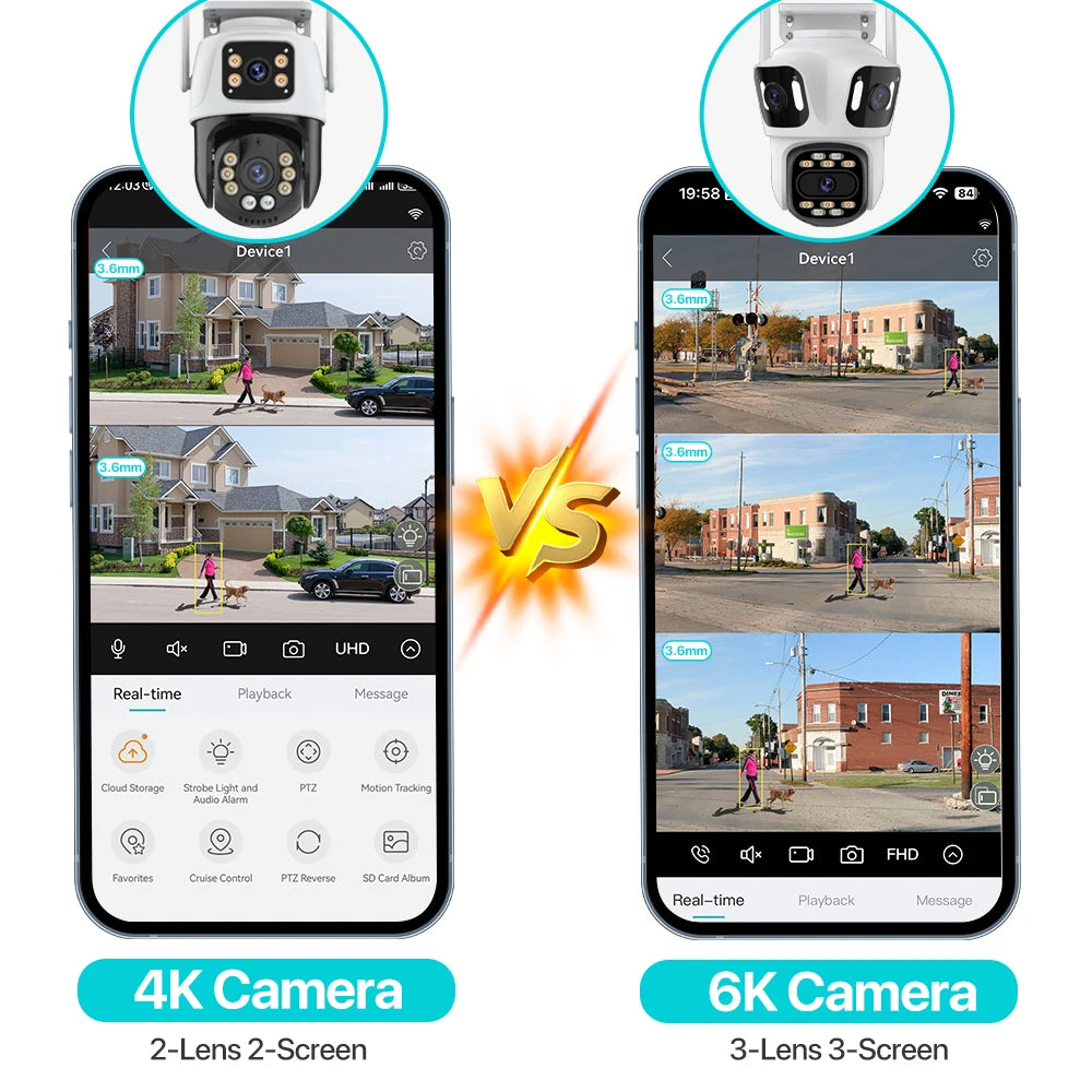 Outdoor PTZ WiFi Security Camera – Auto Tracking