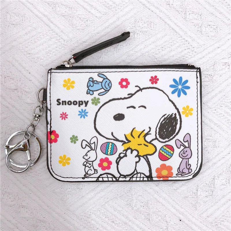 🐾 Snoopy Coin Purse – Cute Zipper Wallet for Kids, Teens & Adults