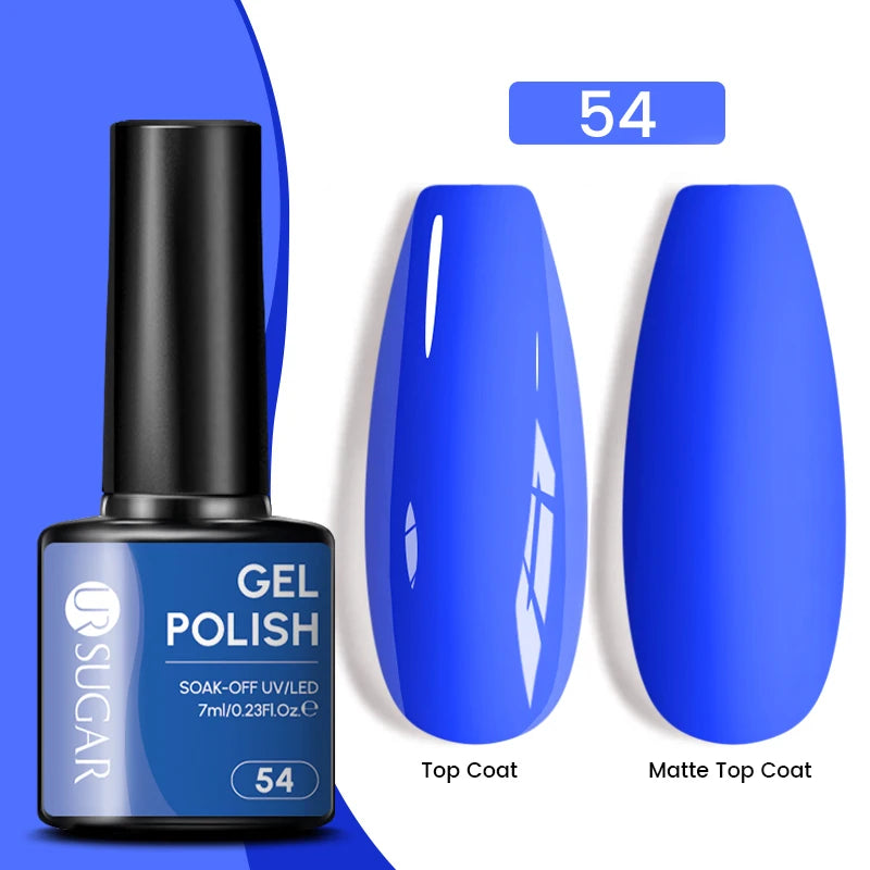 Glitter Gel Nail Polish – Semi-Permanent UV LED Gel with Sparkling Shimmer Finish