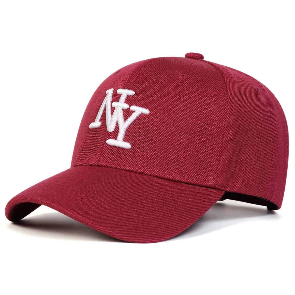 NY Letter Embroidered Baseball Cap - Unisex Adjustable Snapback for Spring & Autumn