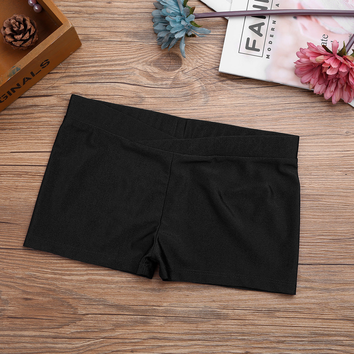 Conjunto de Top Curto e Shorts Esportivo para Meninas - Roupa Esportiva de 2 Peças para Ginástica, Dança e Treino (4-14 anos)
