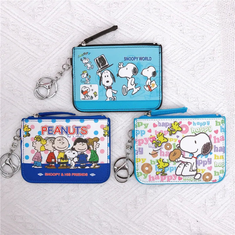 🐾 Snoopy Coin Purse – Cute Zipper Wallet for Kids, Teens & Adults