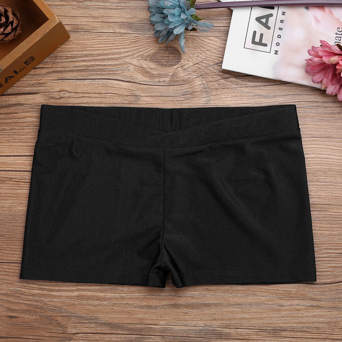 Conjunto de Top Curto e Shorts Esportivo para Meninas - Roupa Esportiva de 2 Peças para Ginástica, Dança e Treino (4-14 anos)
