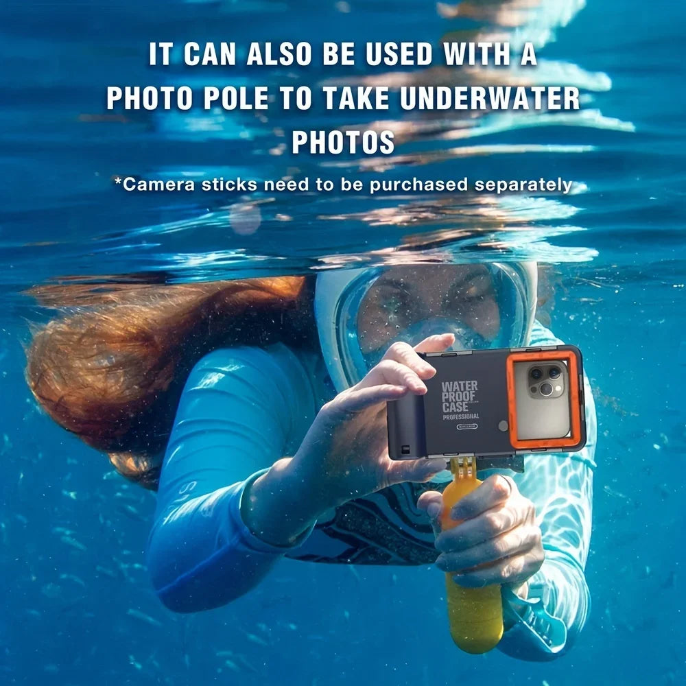 Waterproof Diving Phone Case with Lanyard – 15m / 50ft Underwater Protection