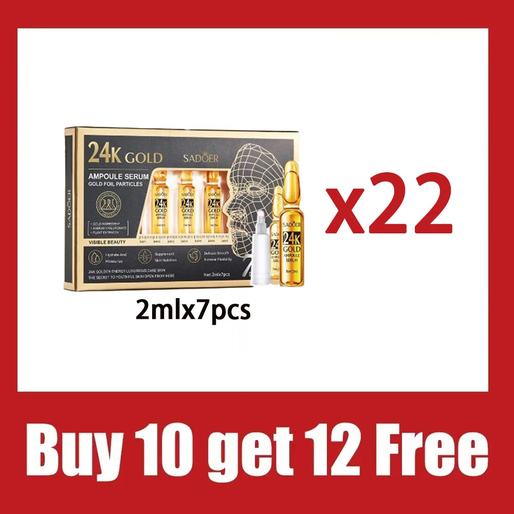 Thread Lifting Facial Essence – 24K Gold Glow & Hydration