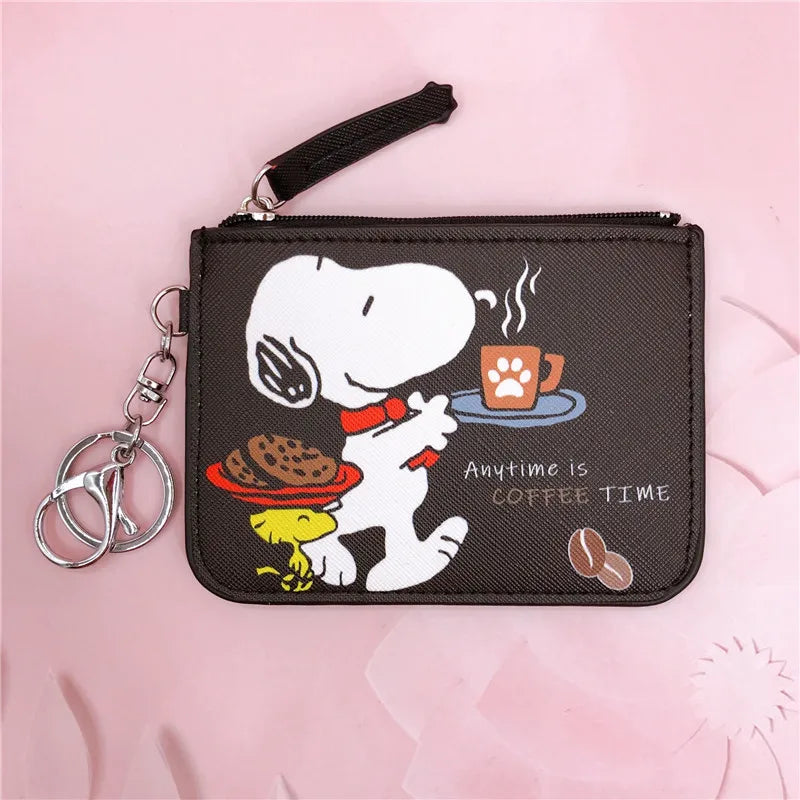 🐾 Snoopy Coin Purse – Cute Zipper Wallet for Kids, Teens & Adults