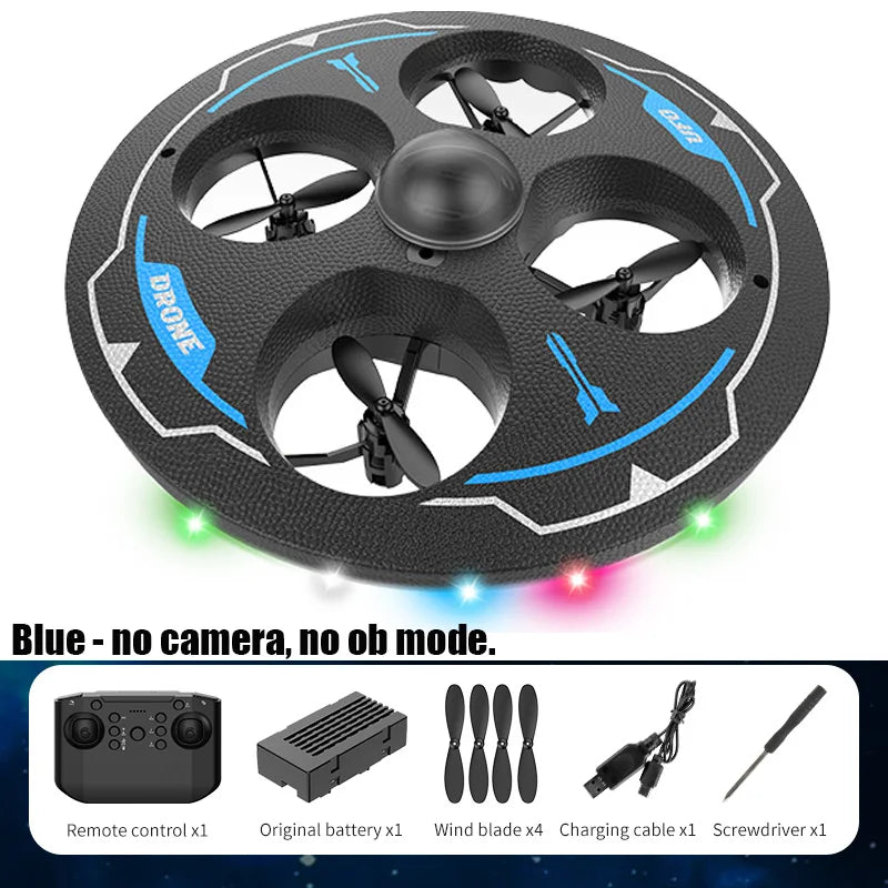 Mini Drone UFO MX85 para Crianças - Desvio Inteligente de Obstáculos, Design Seguro de Espuma (50g)