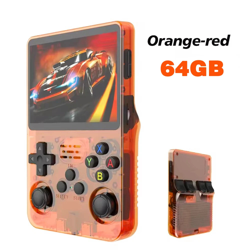 Console de jogos portátil retrô R36S - Sistema Linux de 3,5" com 128 GB de memória.