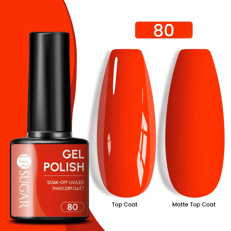 Glitter Gel Nail Polish – Semi-Permanent UV LED Gel with Sparkling Shimmer Finish